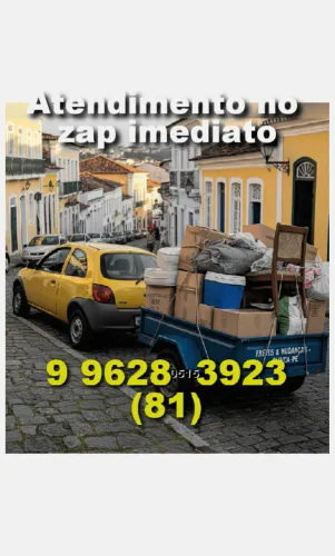 Frete em Piedade, Candeias, Barra de Jangada, Prazeres, Guararapes e Jardim Jordão