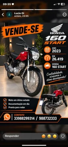 Vendo Moto Honda