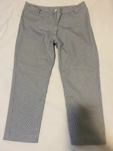 Calça social listrada