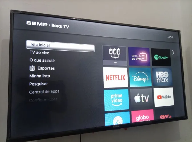 SMART TV 43 POLEGADAS FUNCIONANDO PERFEITAMENTE