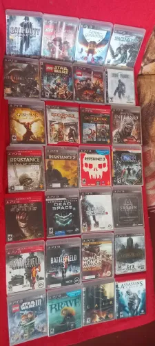 Lote de jogos de ps3