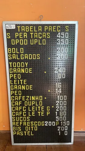 Placa de preço editável 45x85cm