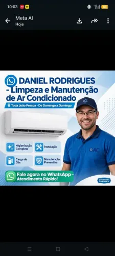 Limpeza de ar condicionado *91 só zap