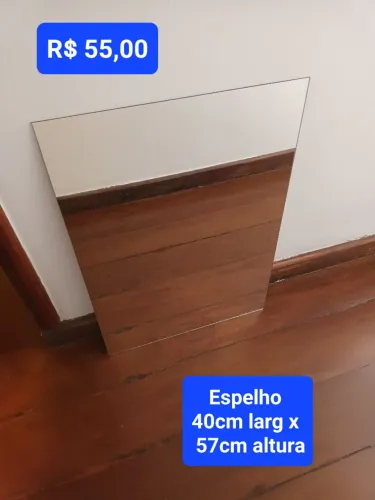 Espelhos sem moldura médio e grande