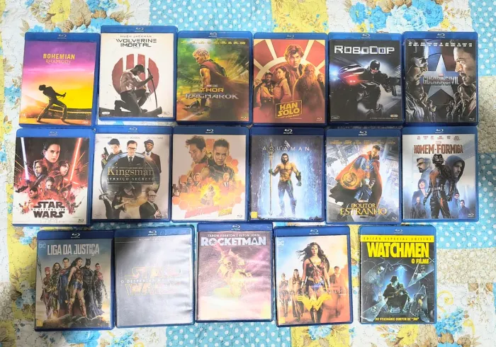 Blu-ray Filmes Originais Lote com Cinco - Títulos a Escolher