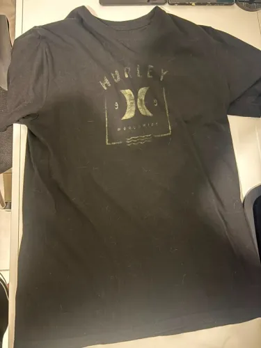 Camiseta Hurley Original Preta Masculina Tam M
