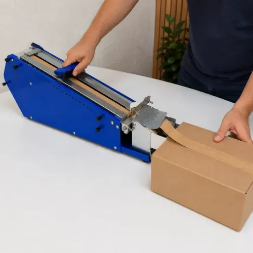 Aplicador de Fita Gomada Tobogã Manual - Dispensador para Embalagens e E-commerce