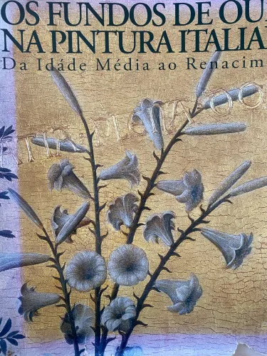 Livro de arte italiana , OS FUNDOS DE OURO DA PINTURA ITALIANA Caia dura