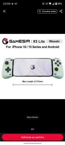 GameSir X5 Lite cor Wasabi