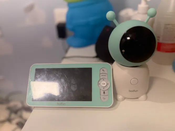 Monitor de Bebê BOIFUN - 1 Câmera 2K e WiFi