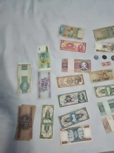 Coleção de Cédulas Antigas do Brasil - Cruzeiros, Cruzados e Réis (Raras)