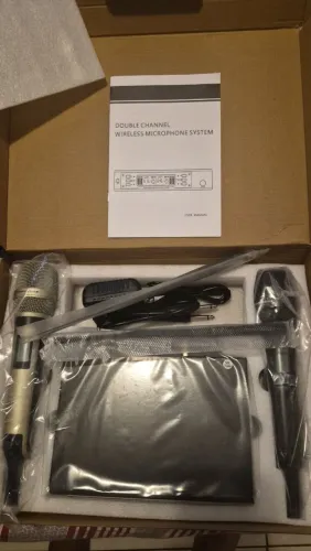 Microfone sennheiser duplo profissional