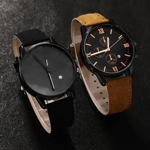 Moda Masculina Relógios De Negócios Relógio De Quartzo De Aço Inoxidável Casual Pulseira D