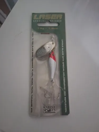 ? Isca Artificial Marine Sports Laser Spinner 15g - Na Embalagem