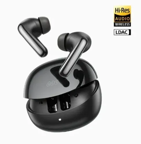 QCY N60 Melobuds Hi-Res com Driver Duplo, ANC de 56dB e Bluetooth 6.0 Lacrado