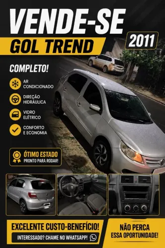 Volkswagen Gol Geração IV City Trend 1.0 8V MI Total Flex Mec. 4P 2011