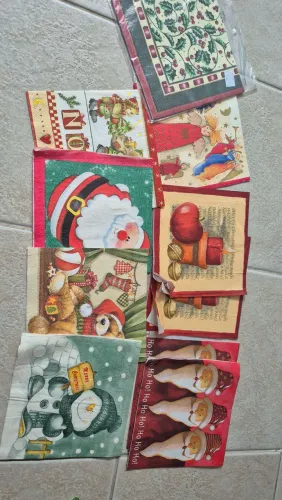 GUARDANAPOS DECORADOS - SCRAPBOOK