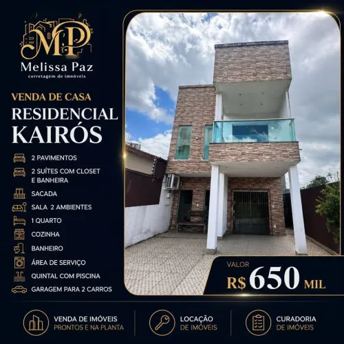 Casa 3/4 em Ananindeua- Condomínio Fechado