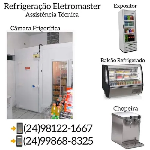 Manutenção e instalação em Equipamentos de Refrigeração Comercial e Industrial 
