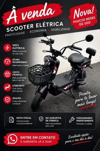 Scooter elétrica impecável!