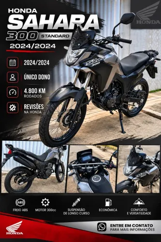 Moto Sahara baixa km