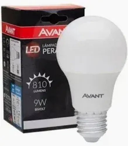 Lâmpada Led 9w Bulbo luz Branca AVANT
