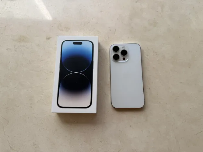 iPhone 14 Pro 128GB - Branco 78% de saúde