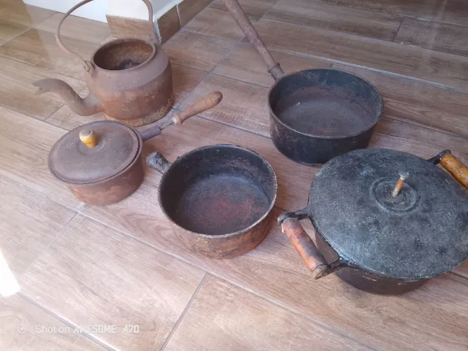 Panelas de ferro 