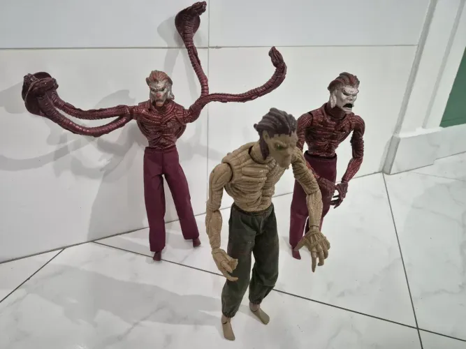 Max Steel coleção com 3 Bio Cobra Top