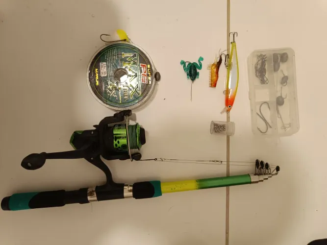 Vara de pesca completa