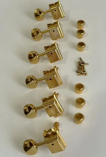 Chaves de afinação Gotoh SD91 estilo vintage para uso com a mão esquerda, com 6 chaves em