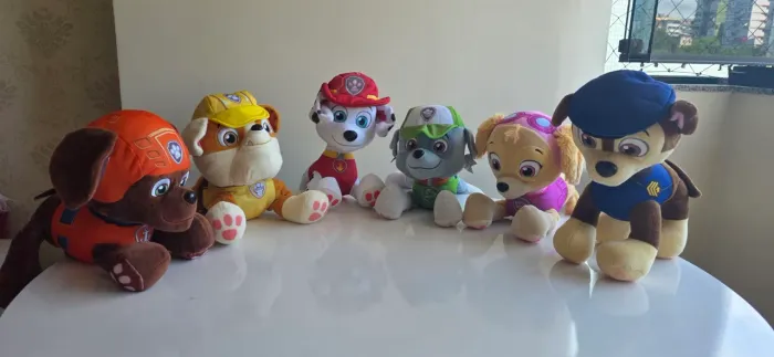 Kit Patrulha canina Pelúcias originais super conservadas