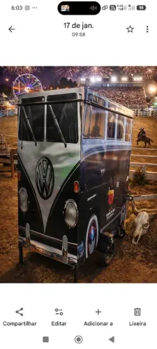Carrinho para eventos 