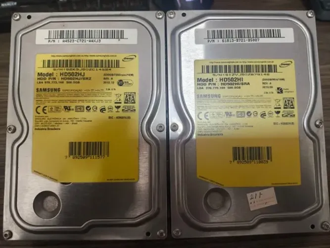 KIT 2 HDs Samsung 500GB