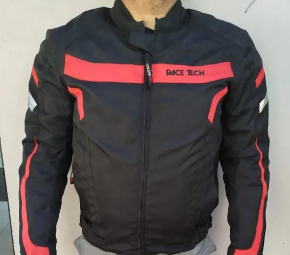 Jaqueta motociclista impermeável tm 56 nova