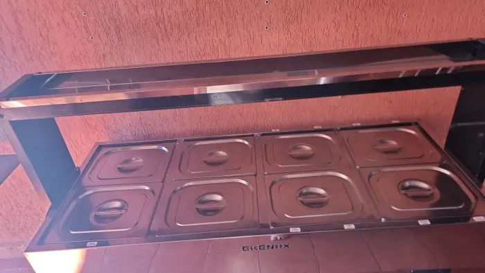 Pista quente elétrica, não precisa de água com 8 cubas