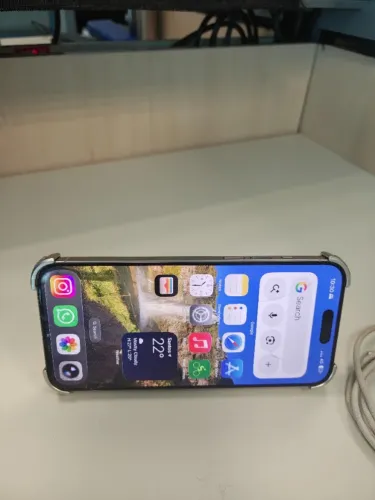 Iphone 15 Pro Max 256Gb Titânio vidro da tela trincado