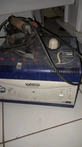 Mini caldeira com ferro 