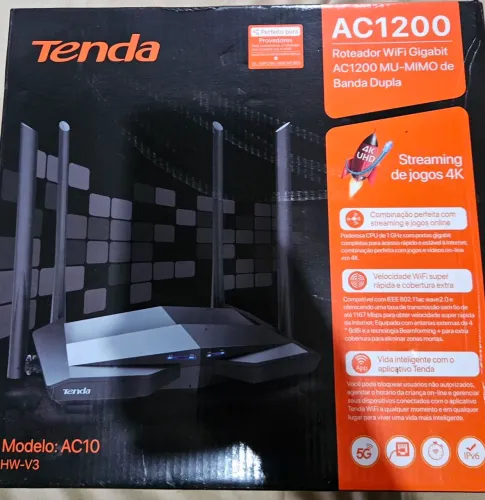 Roteador Tenda AC10 Gigabit Dual Band AC1200