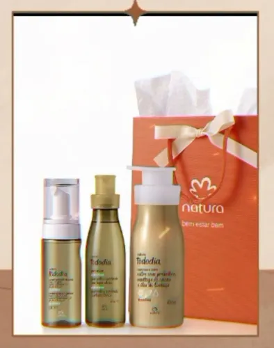 Kit MACADAMIA - Polpa Hidratante para o Corpo 400ml + BODY Splash 200ml+ Espuma para banho