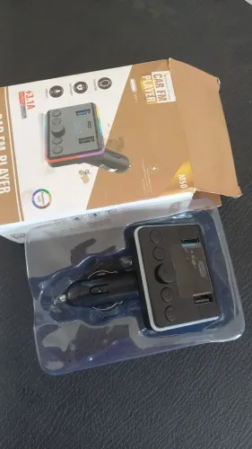 Kit De Carro Com Adaptador De Rádio Sem Fio Com Transmissor
