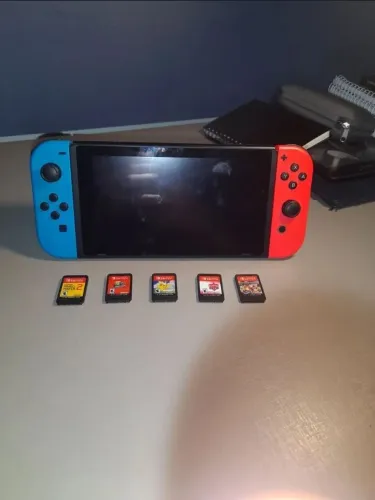Nintendo Switch V1 Bloqueado +2 Jogos