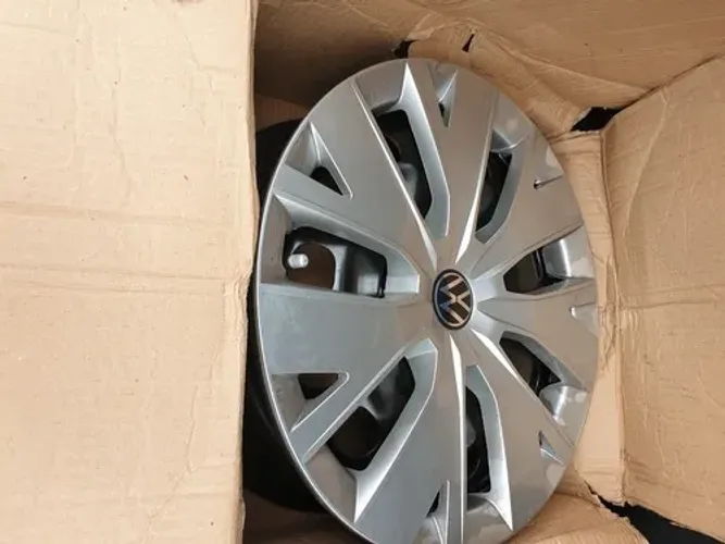 Jogo de 4 Rodas De Ferro Vw Aro 16 Furacao 5 x 100