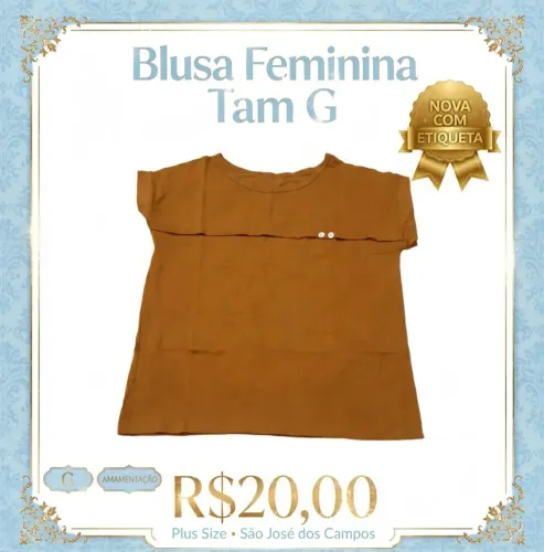 Blusa G nova