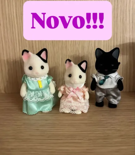Família gatos tuxedo, Sylvanian families