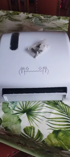Dispenser automático corte mecânico para toalha em rolo T206
