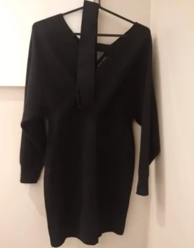 Vestido tricô curto M Amaro