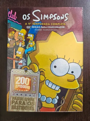 DVD Os Simpsons 9 temporada completa edição para colecionador - Original novo lacrado 