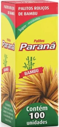 Palitos de dente Paraná  - Caixa com 100 palitos
