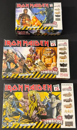Zombicide (2ª Edição) - Iron Maiden Character Pack 1 2 e 3
